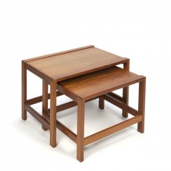 Set of 2 nesting tables from the T