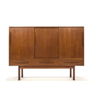 Danish design high board in teak - Retro Studio