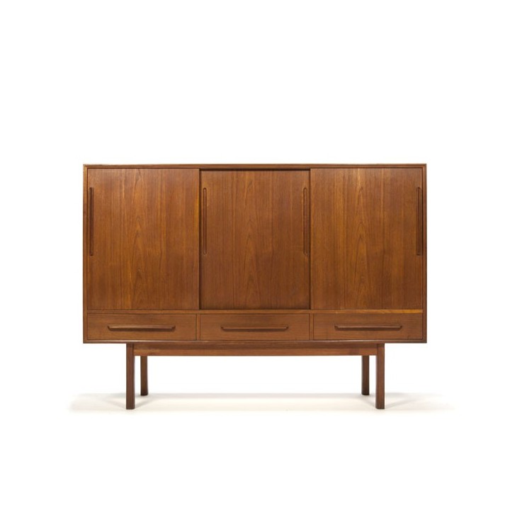 Danish design high board in teak - Retro Studio