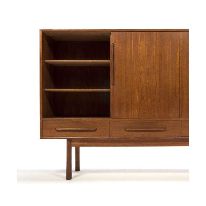 Deens design dressoir in teak - Retro Studio