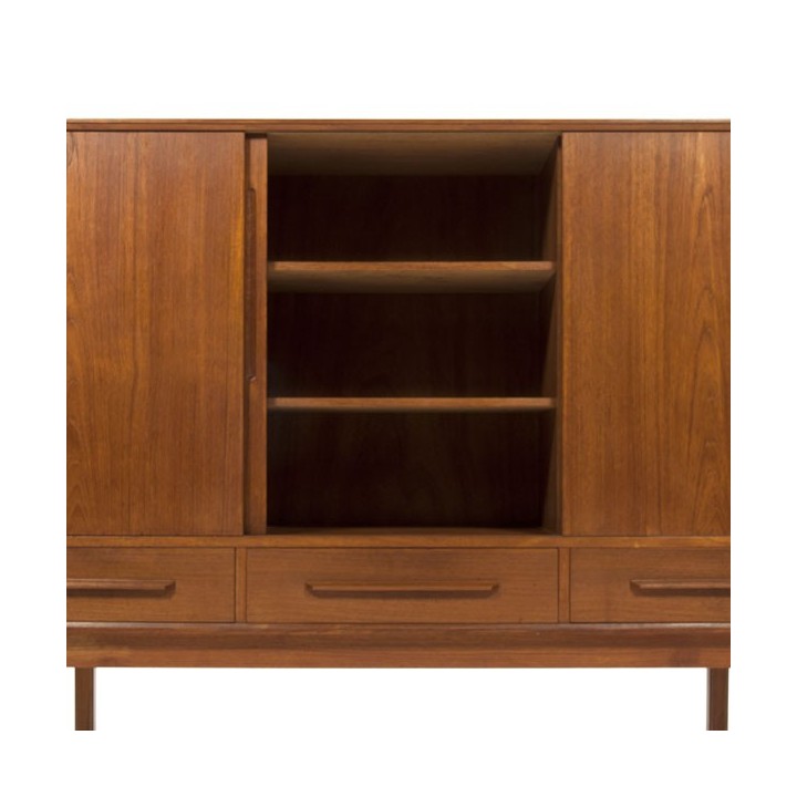 Deens design dressoir in teak - Retro Studio