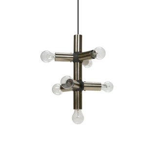 Hanglamp messing/ zwart - Retro Studio