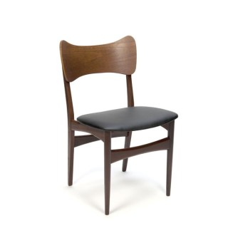 Deense teakhouten stoel organisch - Retro Studio