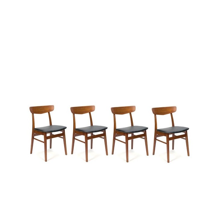 Set van 4 Farstrup stoelen - Retro Studio