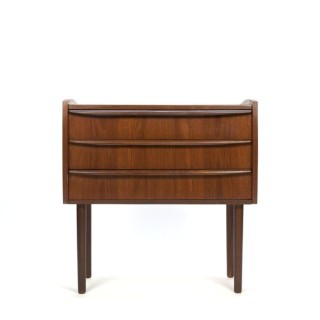 Small chest of drawers in teak high leg - Retro Studio