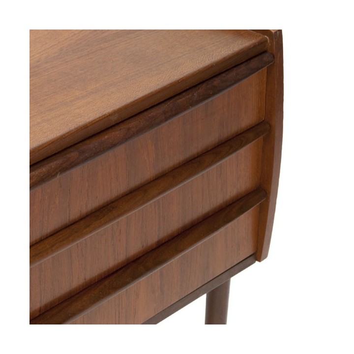Small chest of drawers in teak high leg - Retro Studio