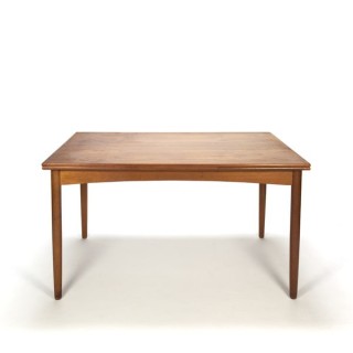 Deense design eettafel in teakhout - Retro Studio