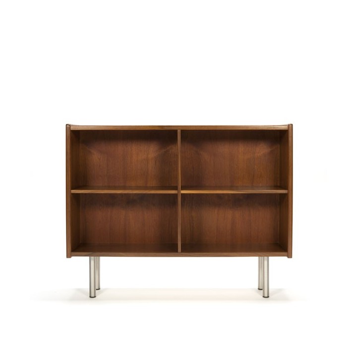 Danish teak bookcase low model - Retro Studio
