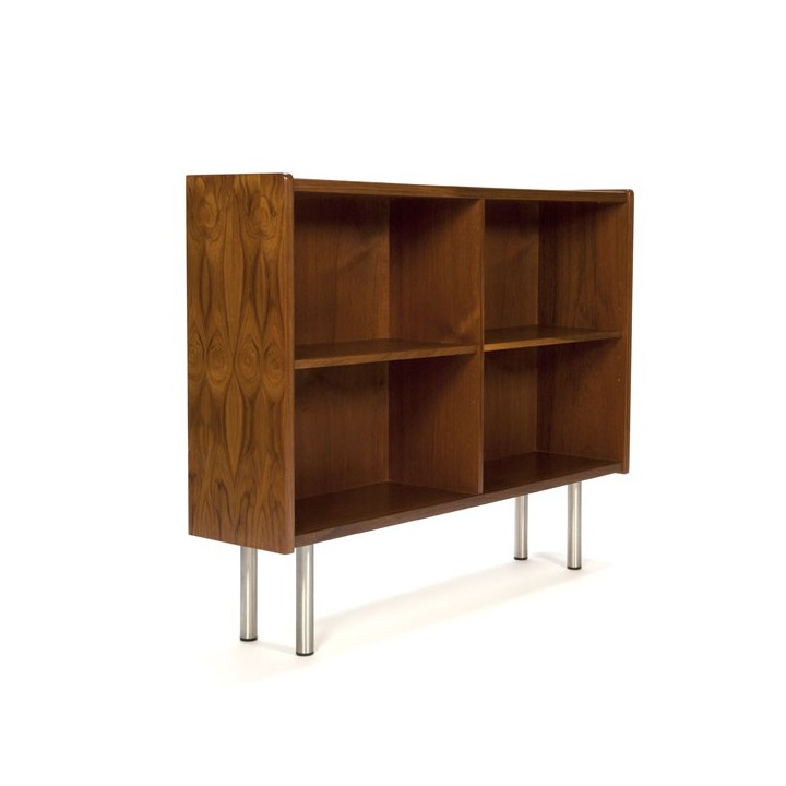 Danish teak bookcase low model - Retro Studio