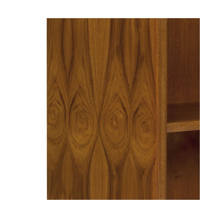 Danish teak bookcase low model - Retro Studio