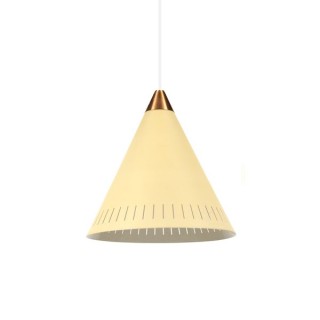 Gele hanglamp uit de 1950's - Retro Studio