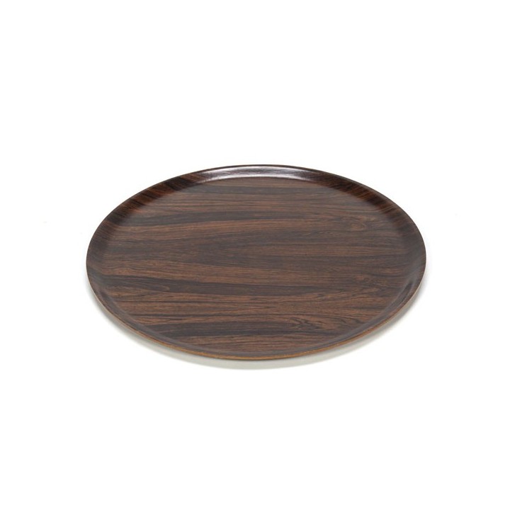 Large round tray rosewood - Retro Studio