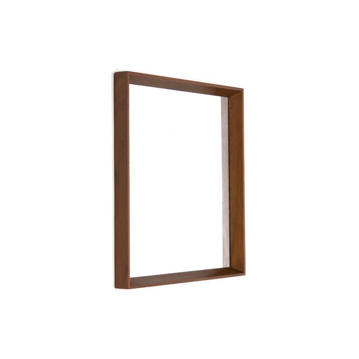 Danish teak mirror square model - Retro Studio