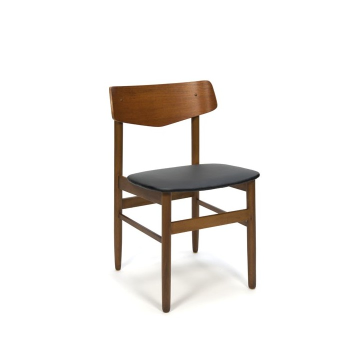 Teak chair with plywood back - Retro Studio