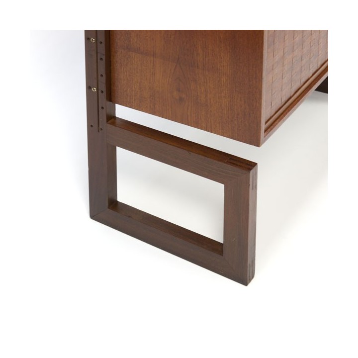 Poul Cadovius wandsysteem teak - Retro Studio