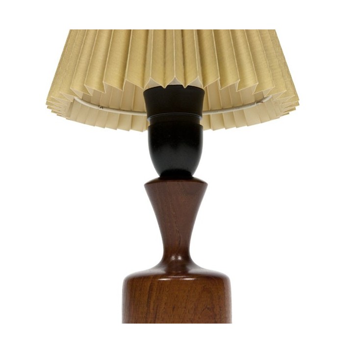Danish table lamps with teak base set of 2 - Retro Studio