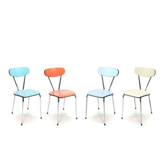 Formica set chairs 1950s - Retro Studio