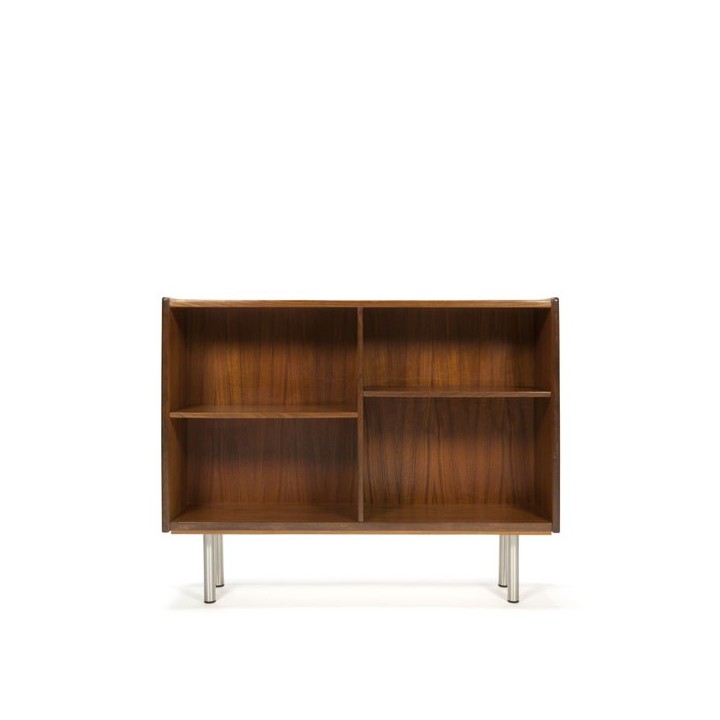 Danish bookcase in teak low model - Retro Studio