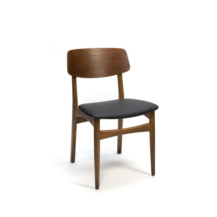 Set Deense eettafel stoelen - Retro Studio