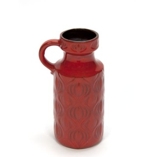 Red West Germany vase - Retro Studio