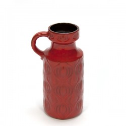 Red West Germany vase