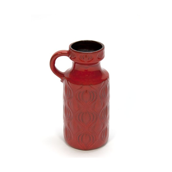Red West Germany vase - Retro Studio