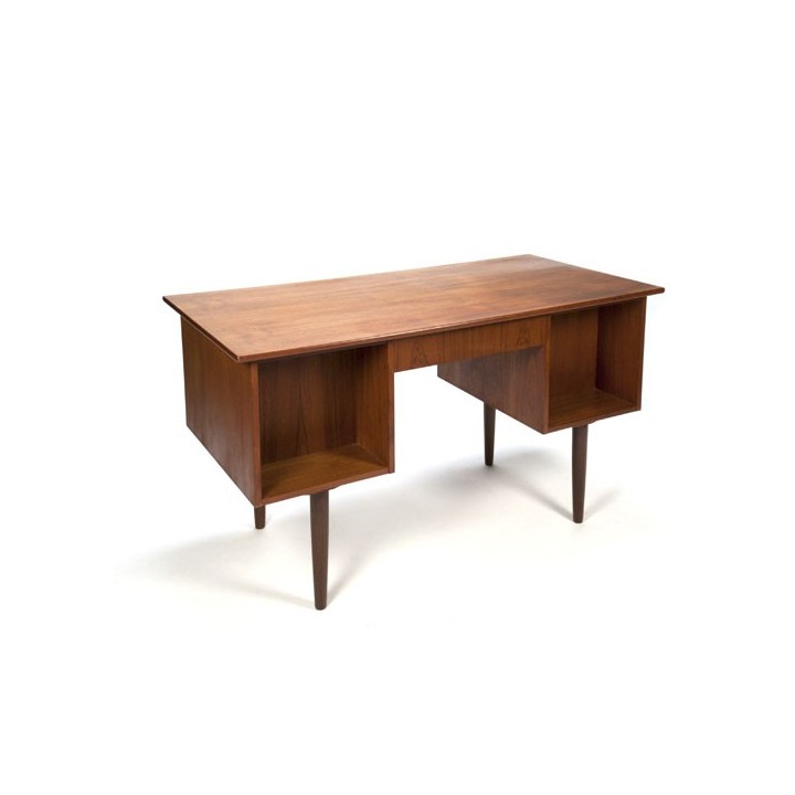 Danish design desk in teak vintage - Retro Studio