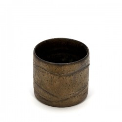 Gold-colored flowerpot by Mobach small model