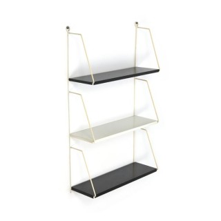 Klein metalen wandsysteem/ boekenrekje - Retro Studio