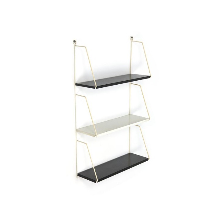 Small metal wall system/ bookshelf - Retro Studio