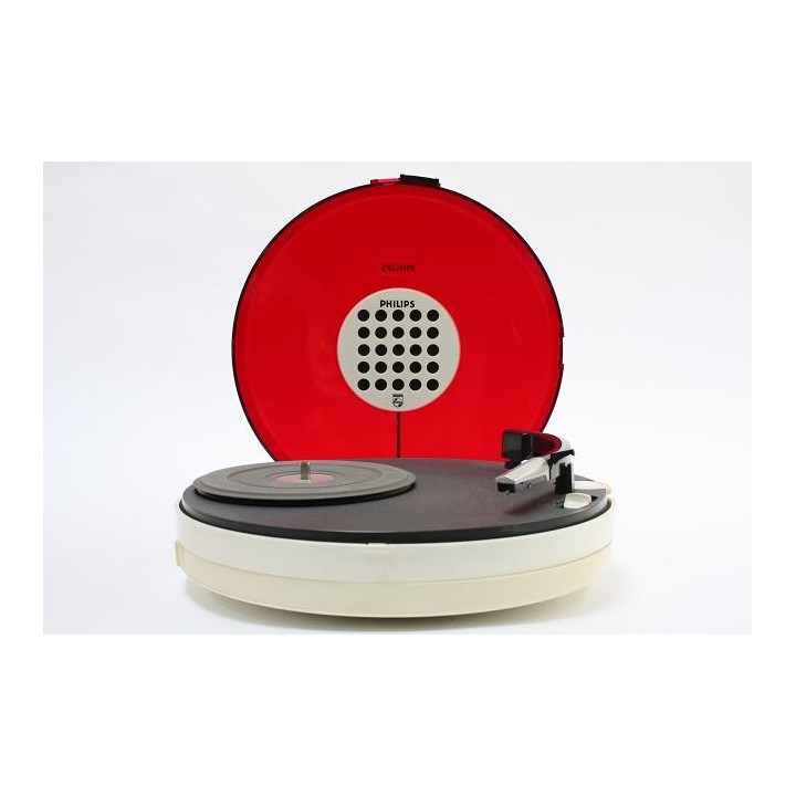 Vintage Philips pick-up rood
