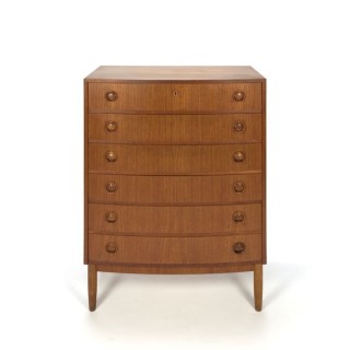 Danish chest of drawers with round front - Retro Studio