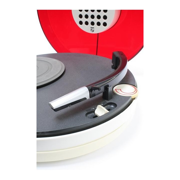 Philips record player red