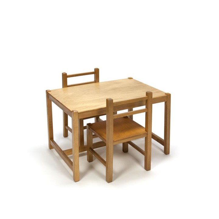 Children's set in wood from the 1960s - Retro Studio