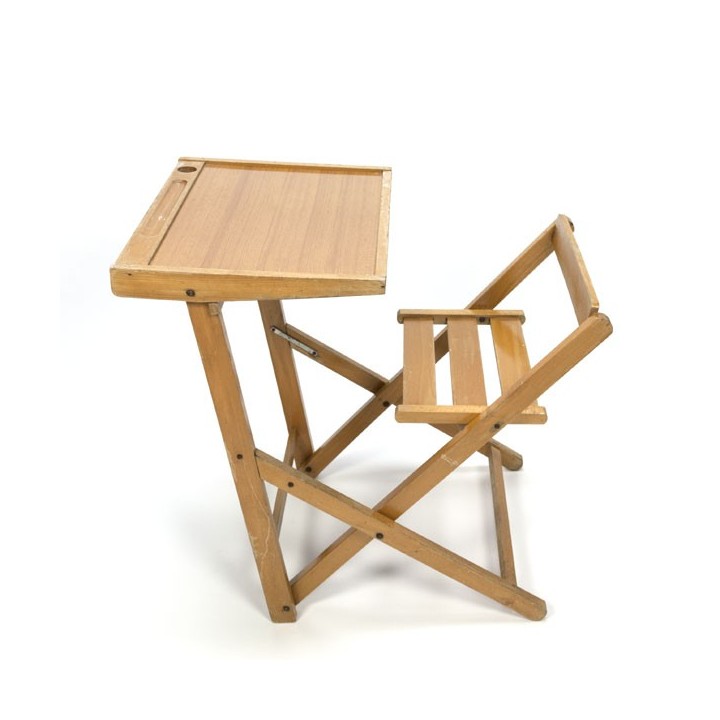 Klein opklapbaar bureau voor kinderen - Retro Studio