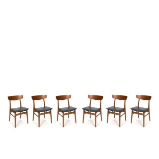 Danish set of 6 Farstrup chairs - Retro Studio