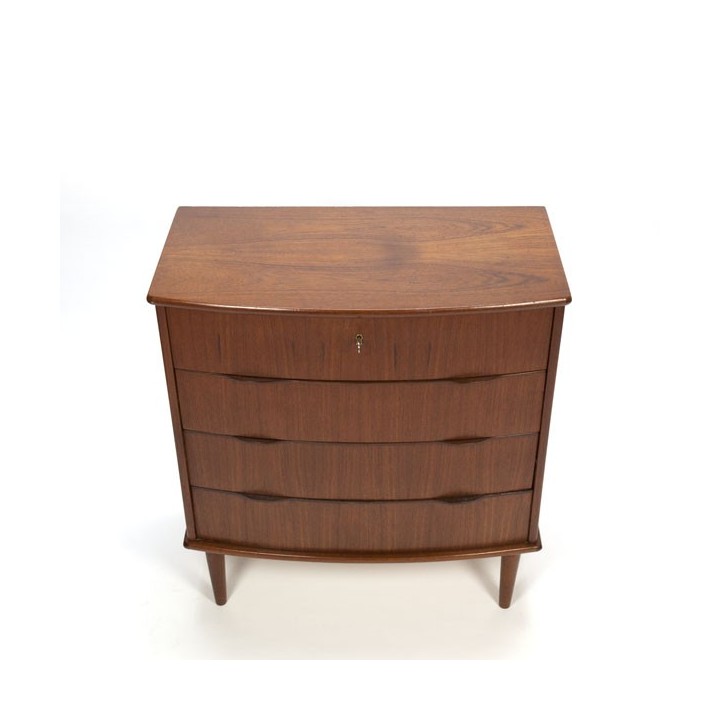Danish dresser with 4 drawers in teak - Retro Studio