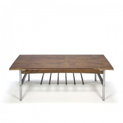 Coffee table with reversible rosewood top