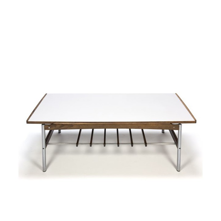 Salontafel met omkeerbaar palissanderhouten blad - Retro