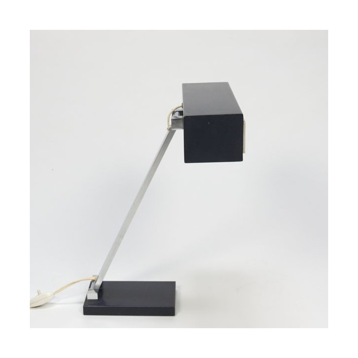 Desk lamp with blue/ white shade - Retro Studio