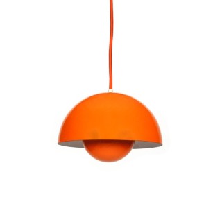 Oranje Flower pot hanglamp design Verner Panton - Retro