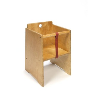 Gelakt houten kinderstoeltje - Retro Studio