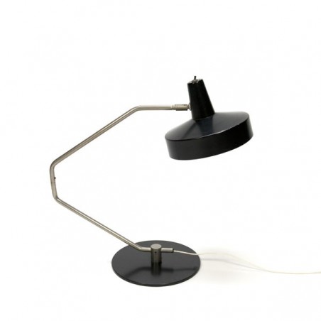 Black table-/ desk lamp from the 1960s