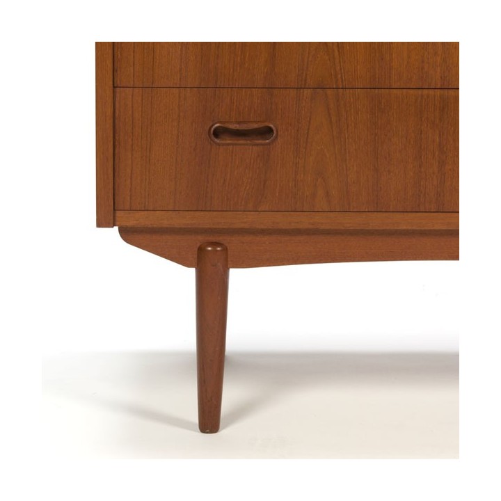 Teak secretaire with several drawers - Retro Studio