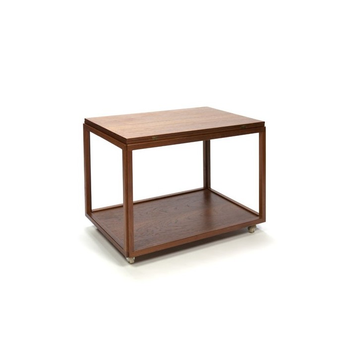Deense teakhouten design thee-/ serveerwagen - Retro Studio