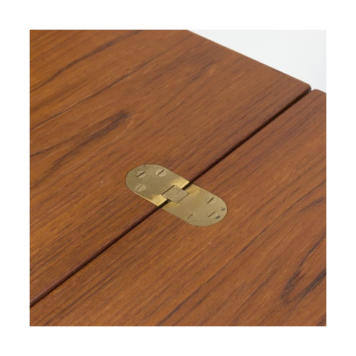 Deense teakhouten design thee-/ serveerwagen - Retro Studio