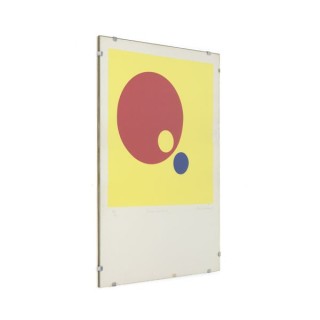 Silkscreen by Rob Schotman ' Circum centrisch' - Retro