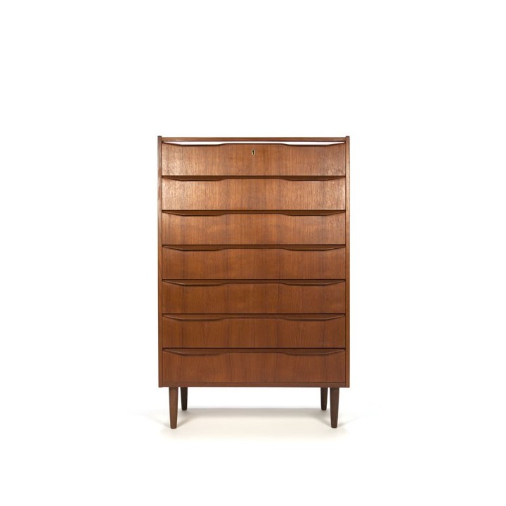 Danish dresser with 7 drawers in teak - Retro Studio