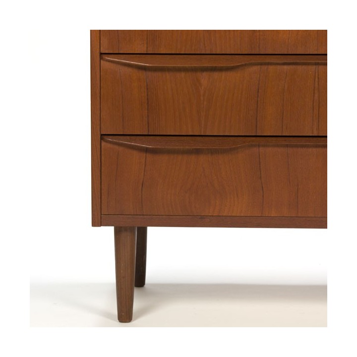 Danish dresser with 7 drawers in teak - Retro Studio