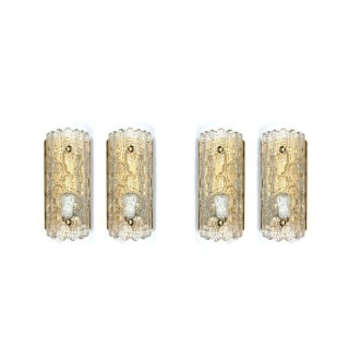 Set of 4 sconces design Carl Lagerlund for Orrefors - Retro